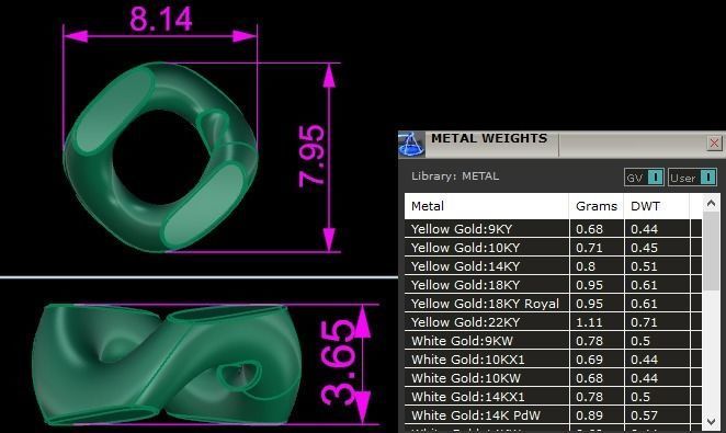 Cuban Chain Bracelet Necklace Link SIZE 8MM Width 3D print model_6