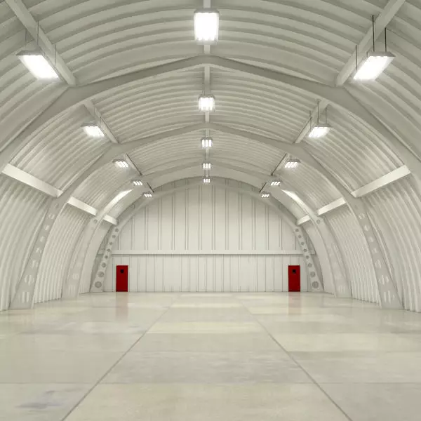 Hangar Interior Scene 3D model
