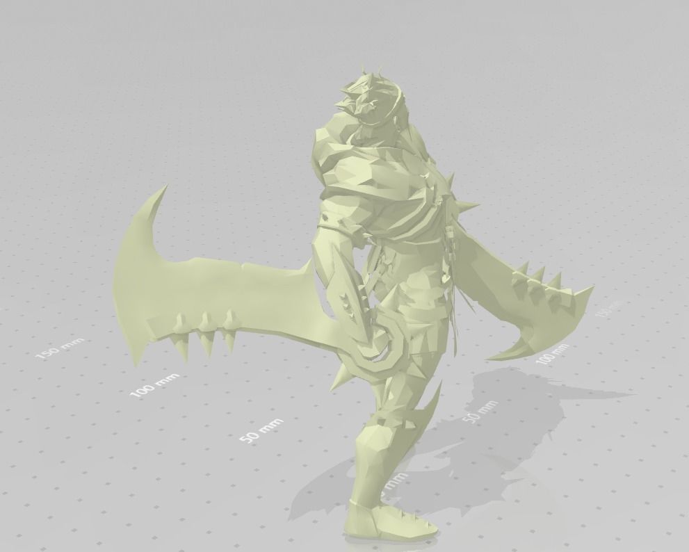 Draven Figure  3D print model_2