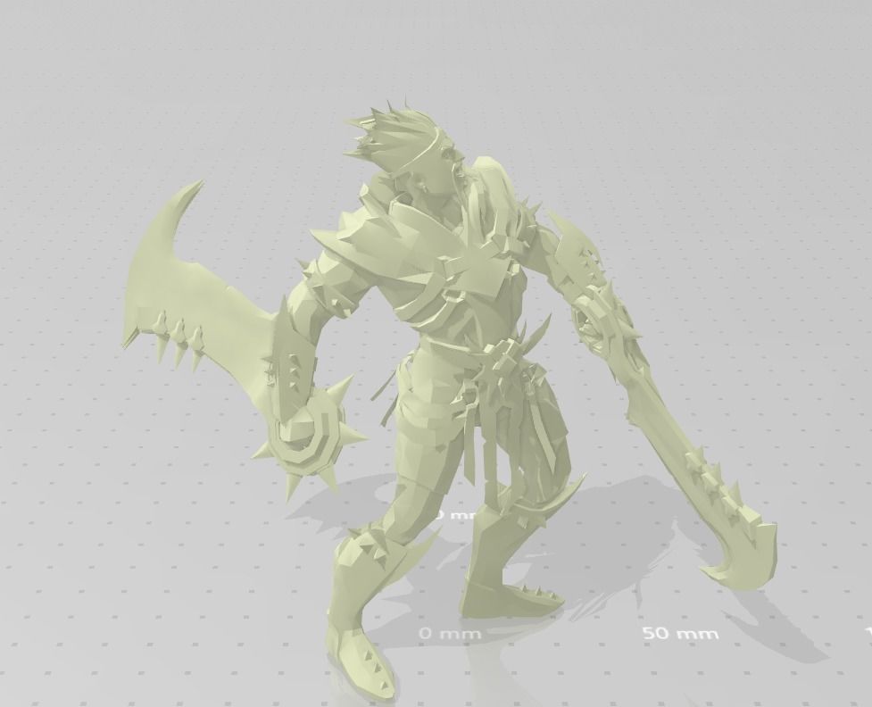 Draven Figure  3D print model_3