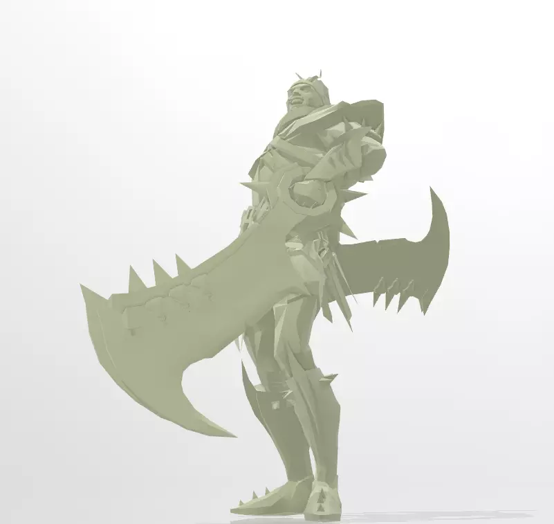 Draven Figure  3D print model_0