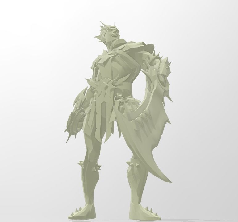 Draven Figure  3D print model_5