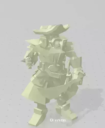 Gangplank Figure 3D print model