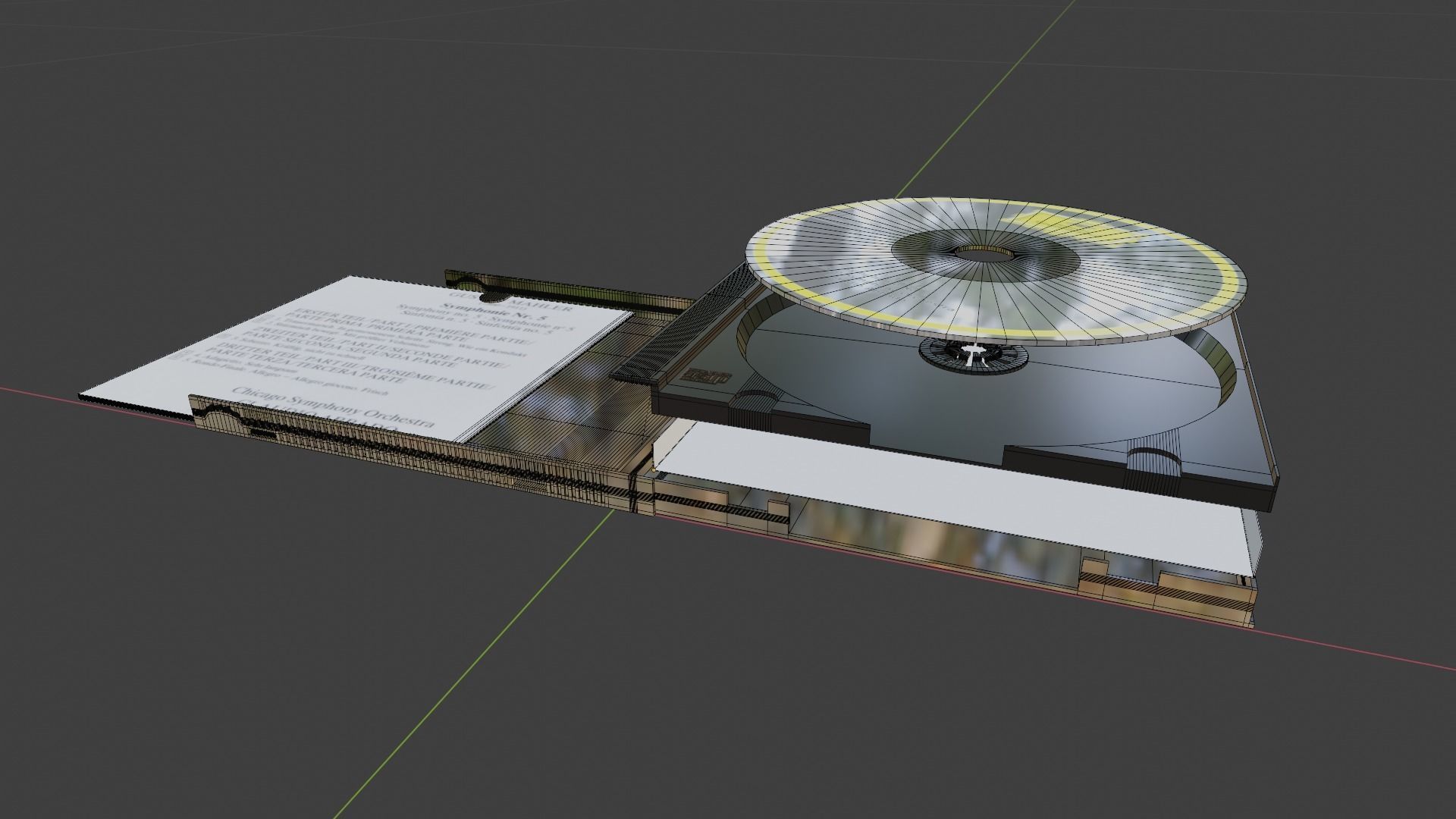 CD jewelcase Free 3D model_4