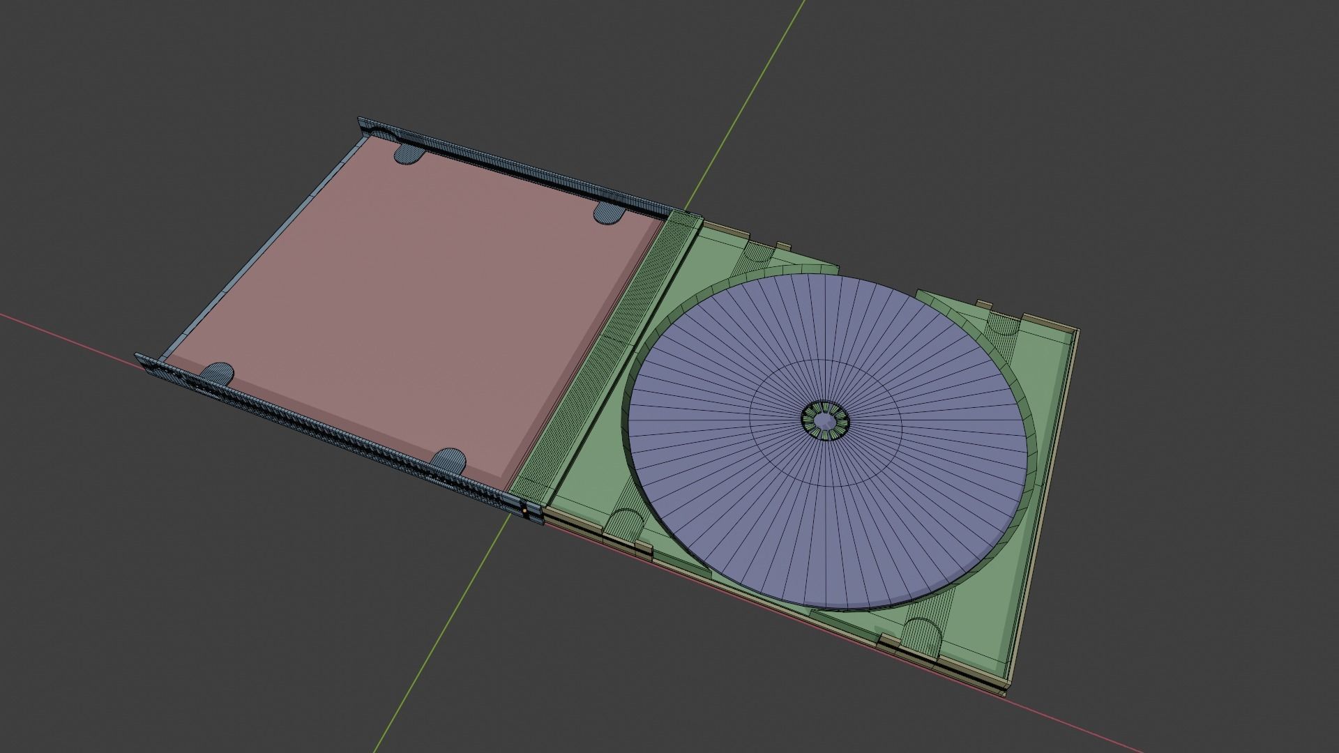 CD jewelcase Free 3D model_2