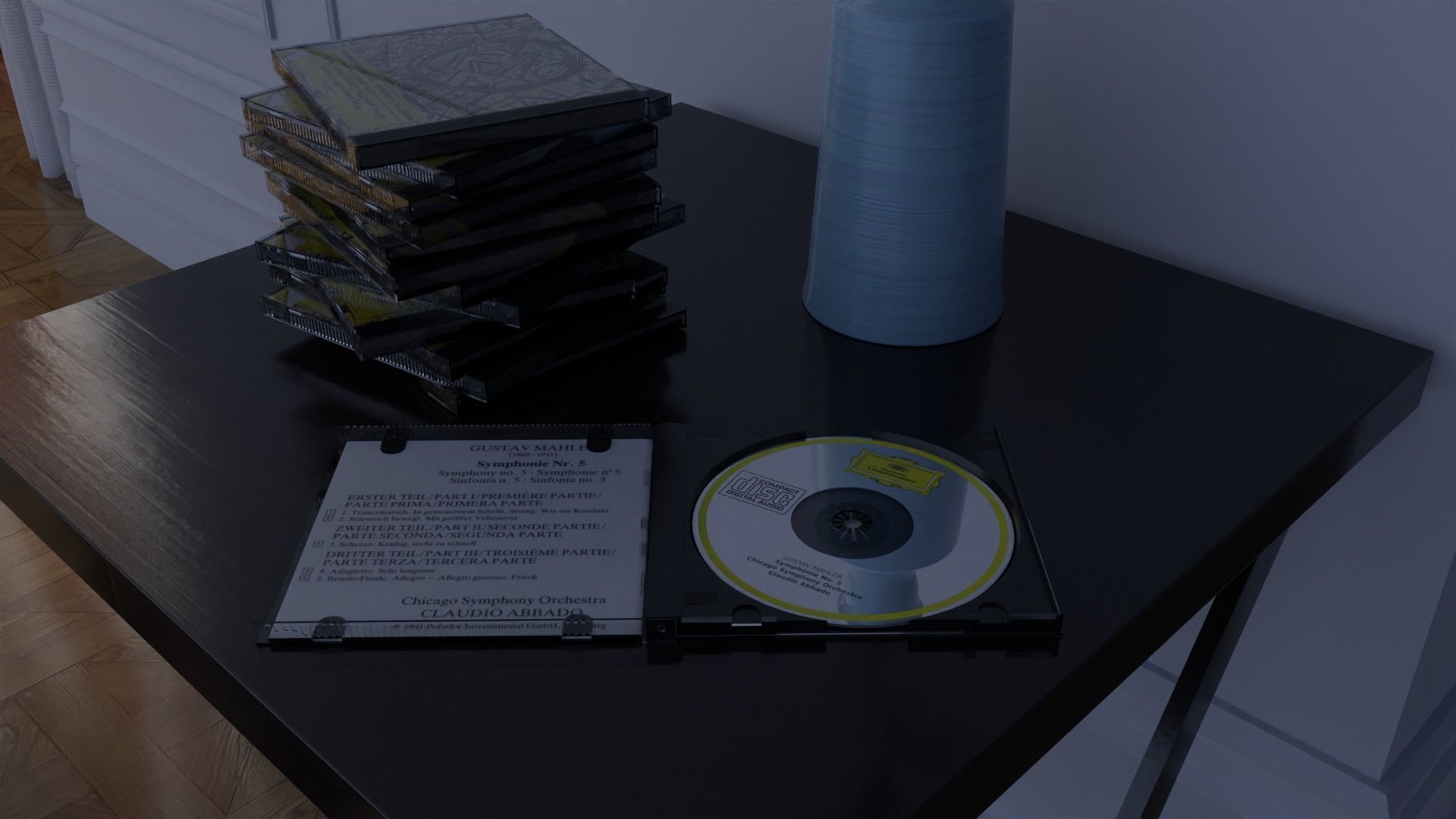 CD jewelcase Free 3D model_1