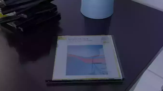CD jewelcase Free 3D model