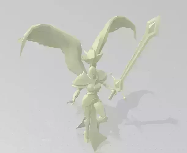 Kayle and Kayle Battleborn Figure 3D print model