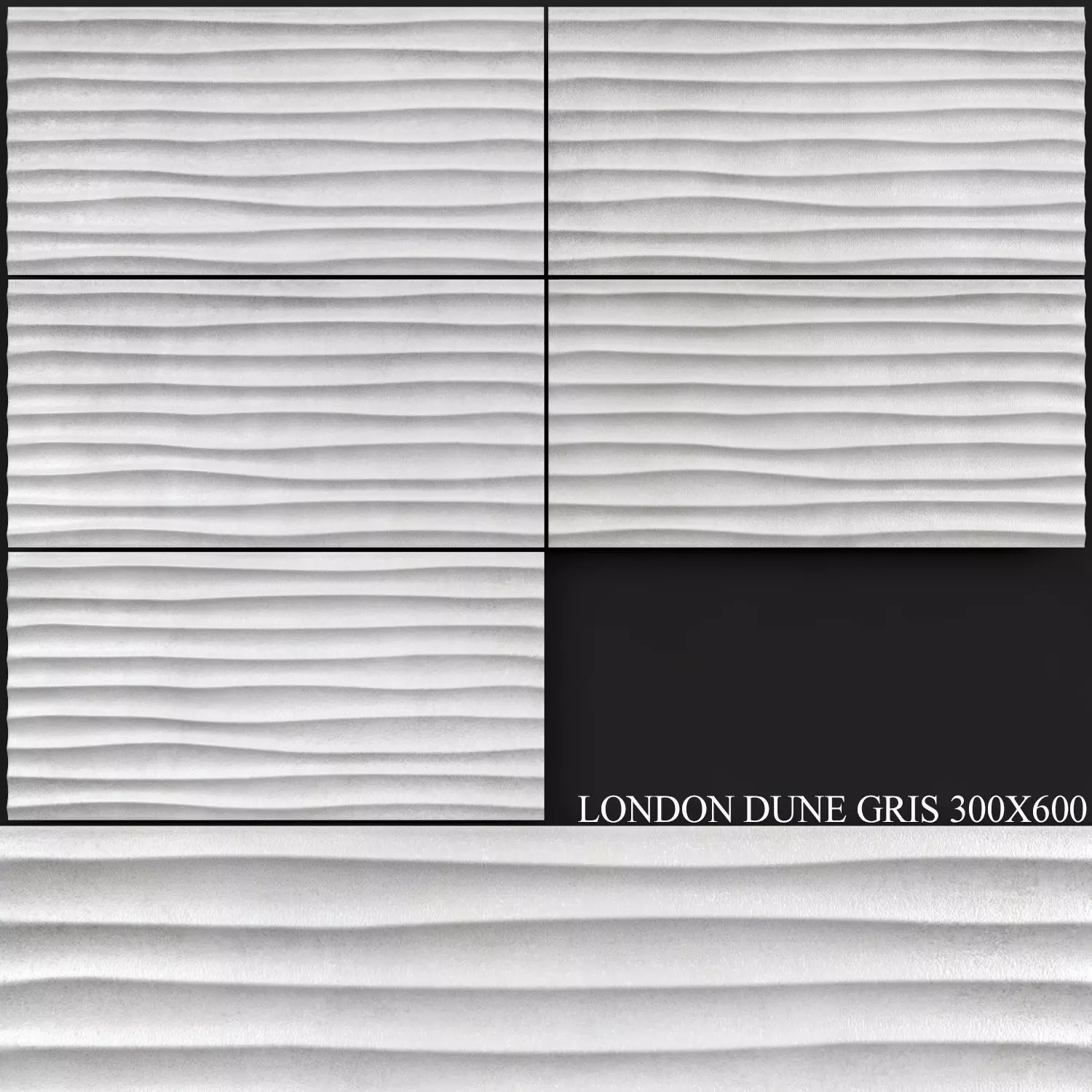 Keros London Dune Gris 300x600 3D model_0