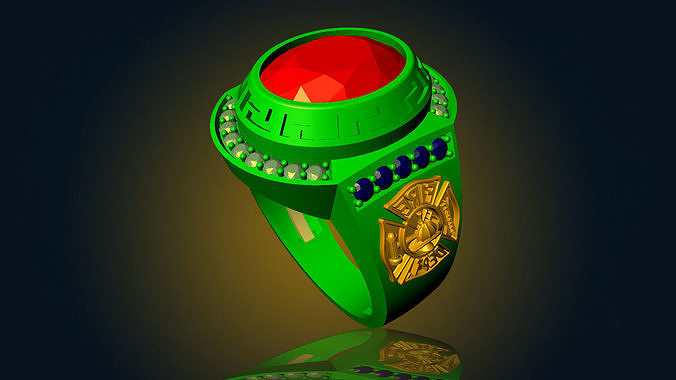 Design of male jewelry rings 3d model 3D print model