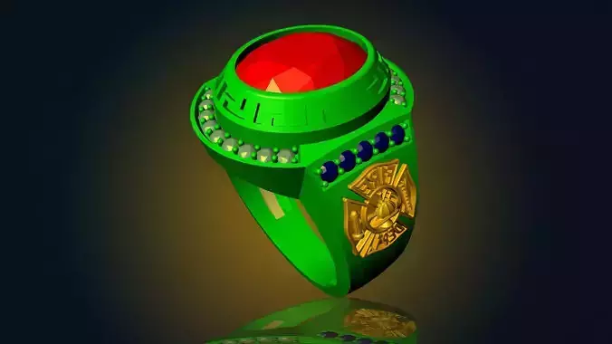 Design of male jewelry rings 3d model