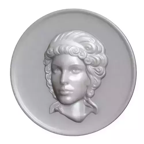 Cameo Brooche 004 3D print model