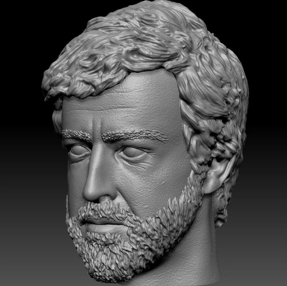 Fernando Alonso 3D print model_0