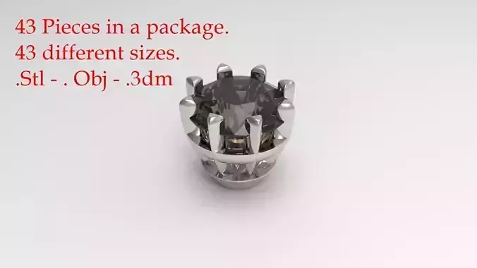 Jewelry Prong Head Set Package 038