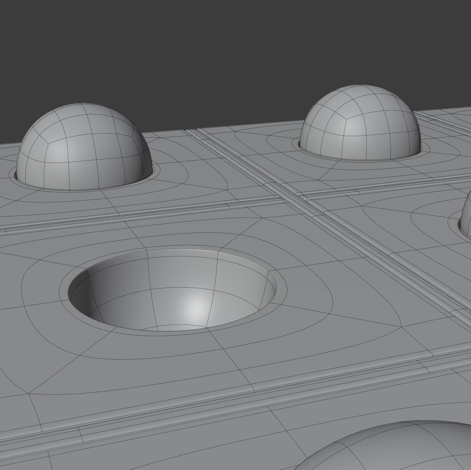Tic Tac Toe Set 3D model_12