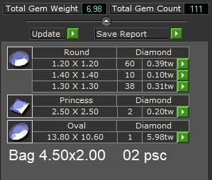 Emrald ring 3D print model_3