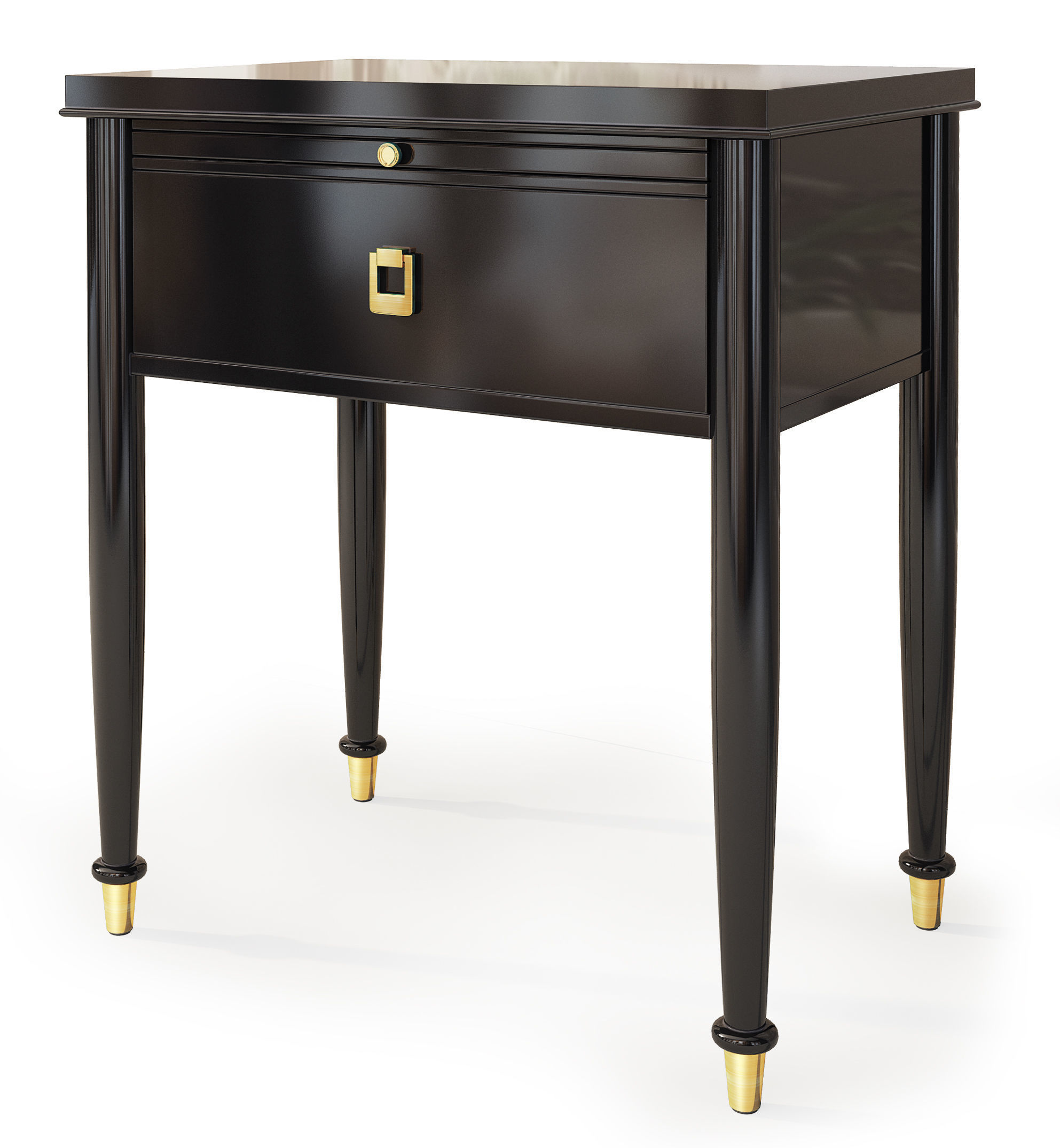 Dresser nightstand Lacourte by Williams Sonoma 3D model_5
