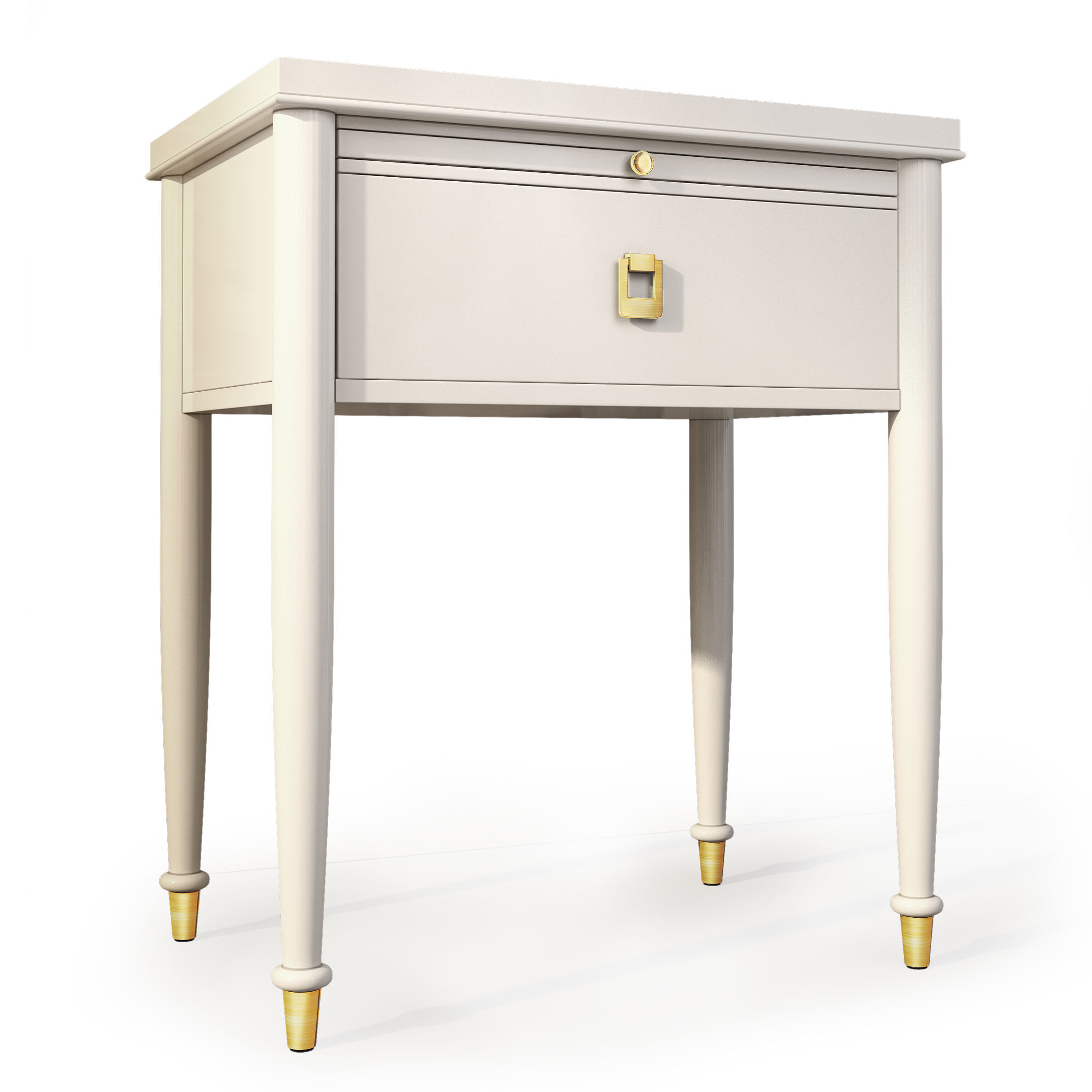 Dresser nightstand Lacourte by Williams Sonoma 3D model_2