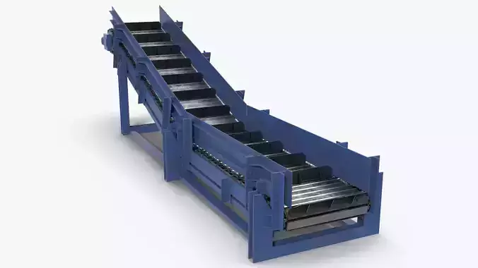 Apron conveyor 3D model