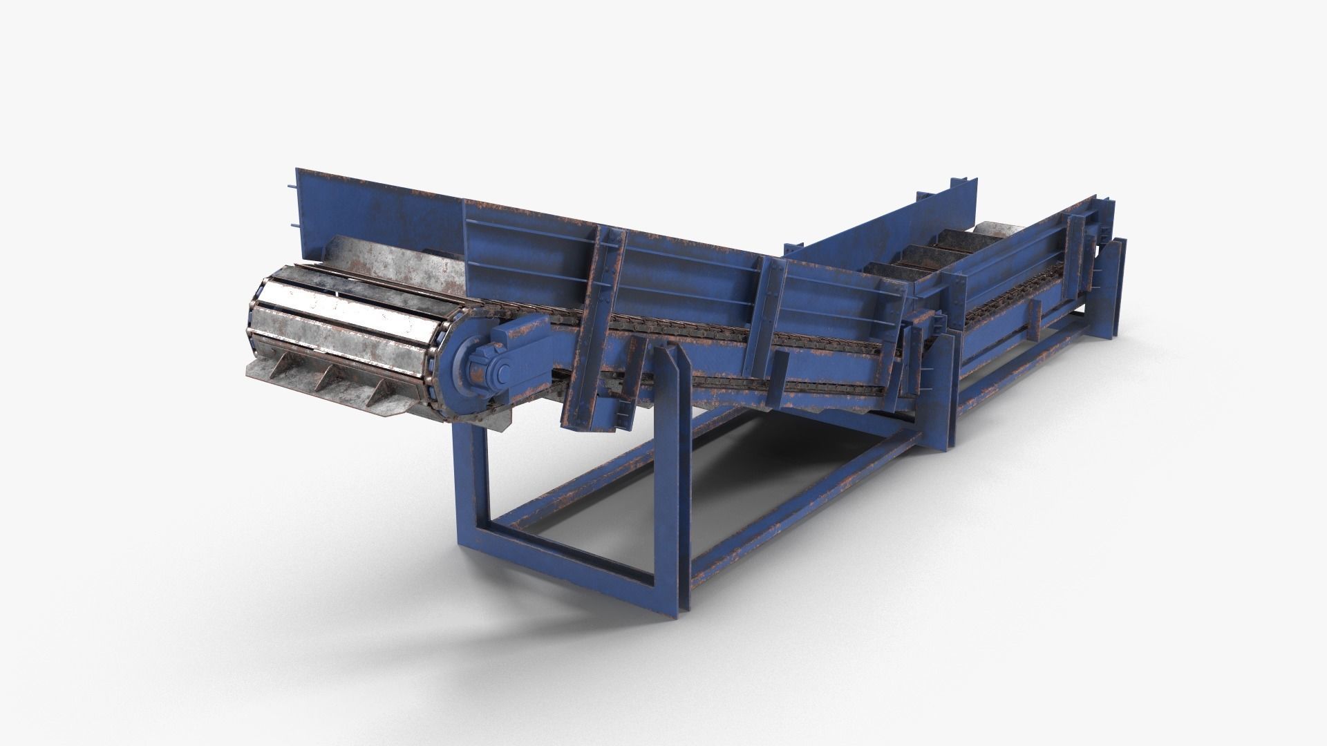 Apron conveyor 3D model_10