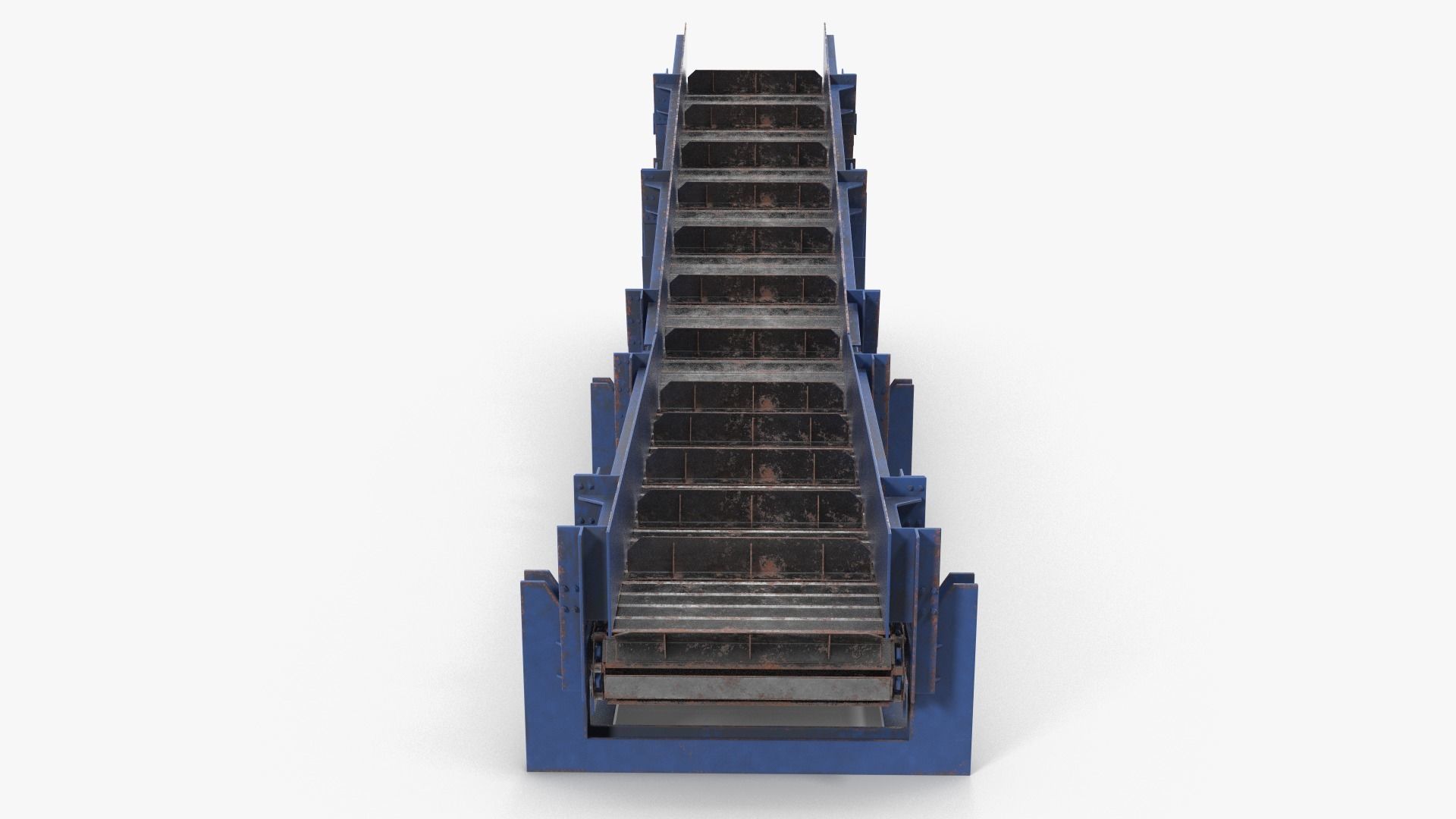 Apron conveyor 3D model_12