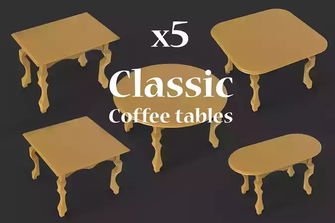 5 Shape Coffee Table