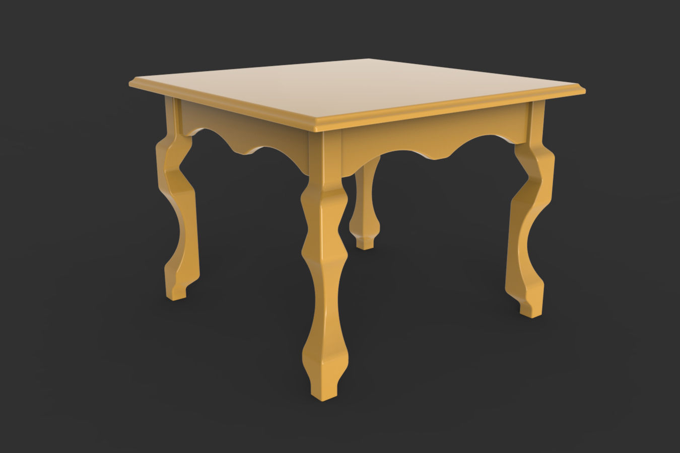 5 Shape Coffee Table 3D model_10