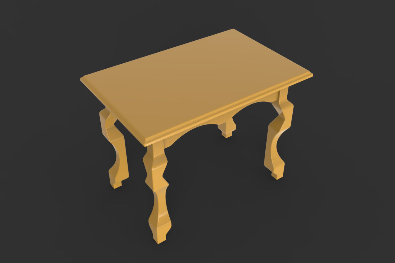 5 Shape Coffee Table 3D model_6
