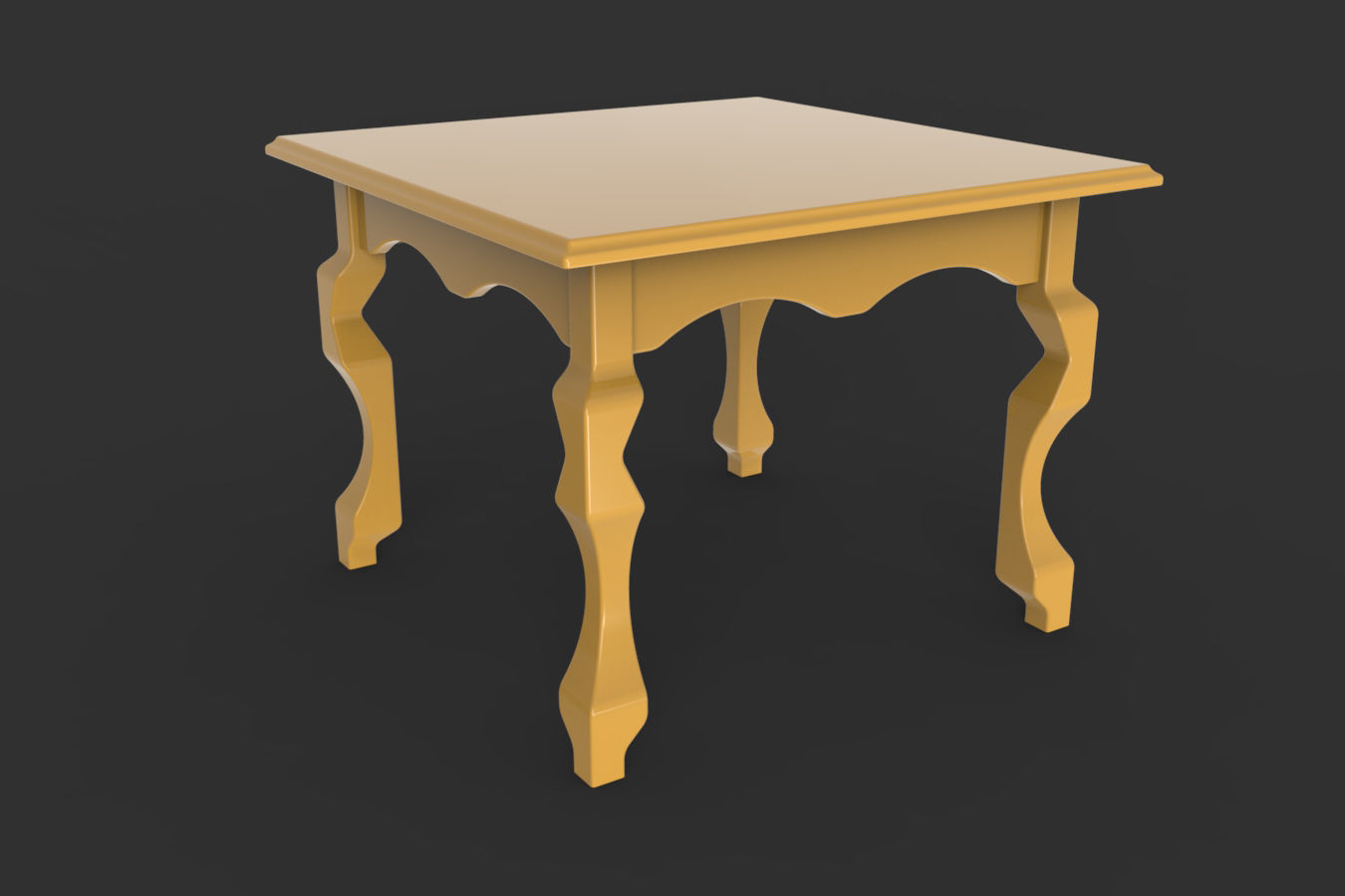 5 Shape Coffee Table 3D model_9