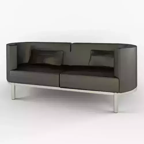 Model sofa2 leather sofa