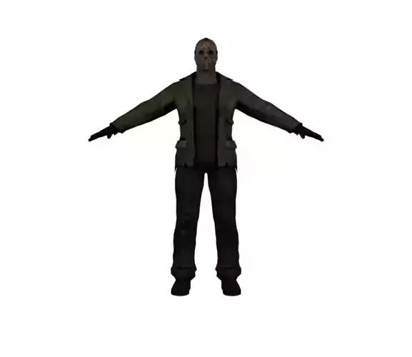 jason 3d model friday