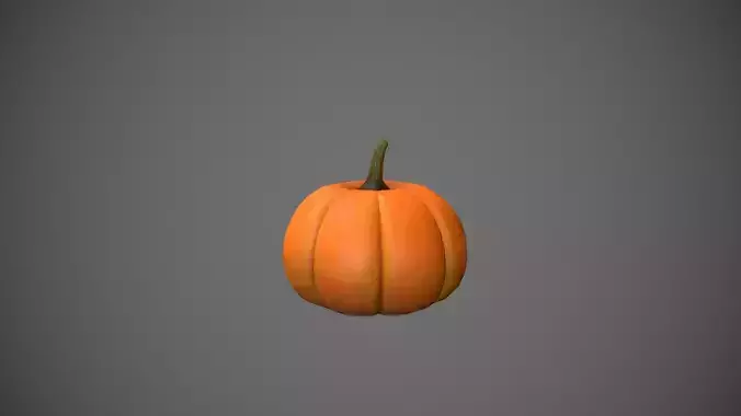 Pumpkin Low-poly 3D model