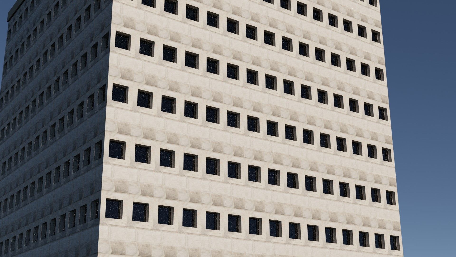 Office building Free low-poly 3D model_2