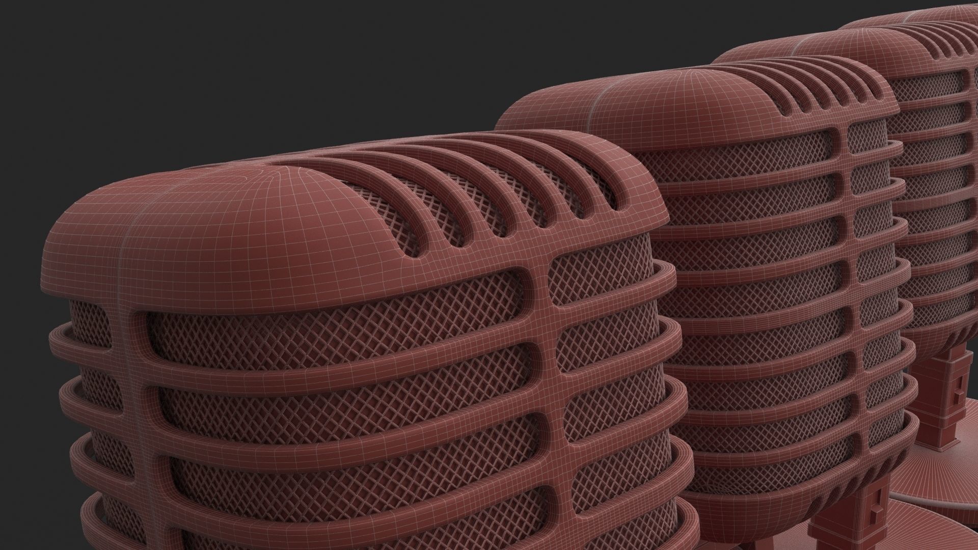 Retro Microphone 3D model_11