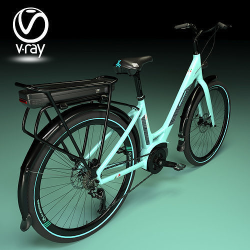 BIANCHI LONG ISLAND E-BIKE 3D MODEL 3D model