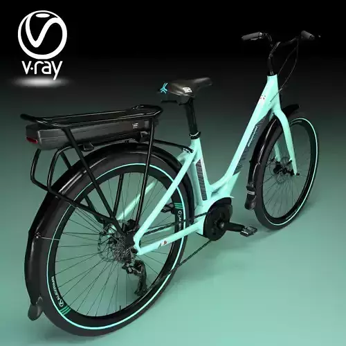 BIANCHI LONG ISLAND E-BIKE 3D MODEL 3D model