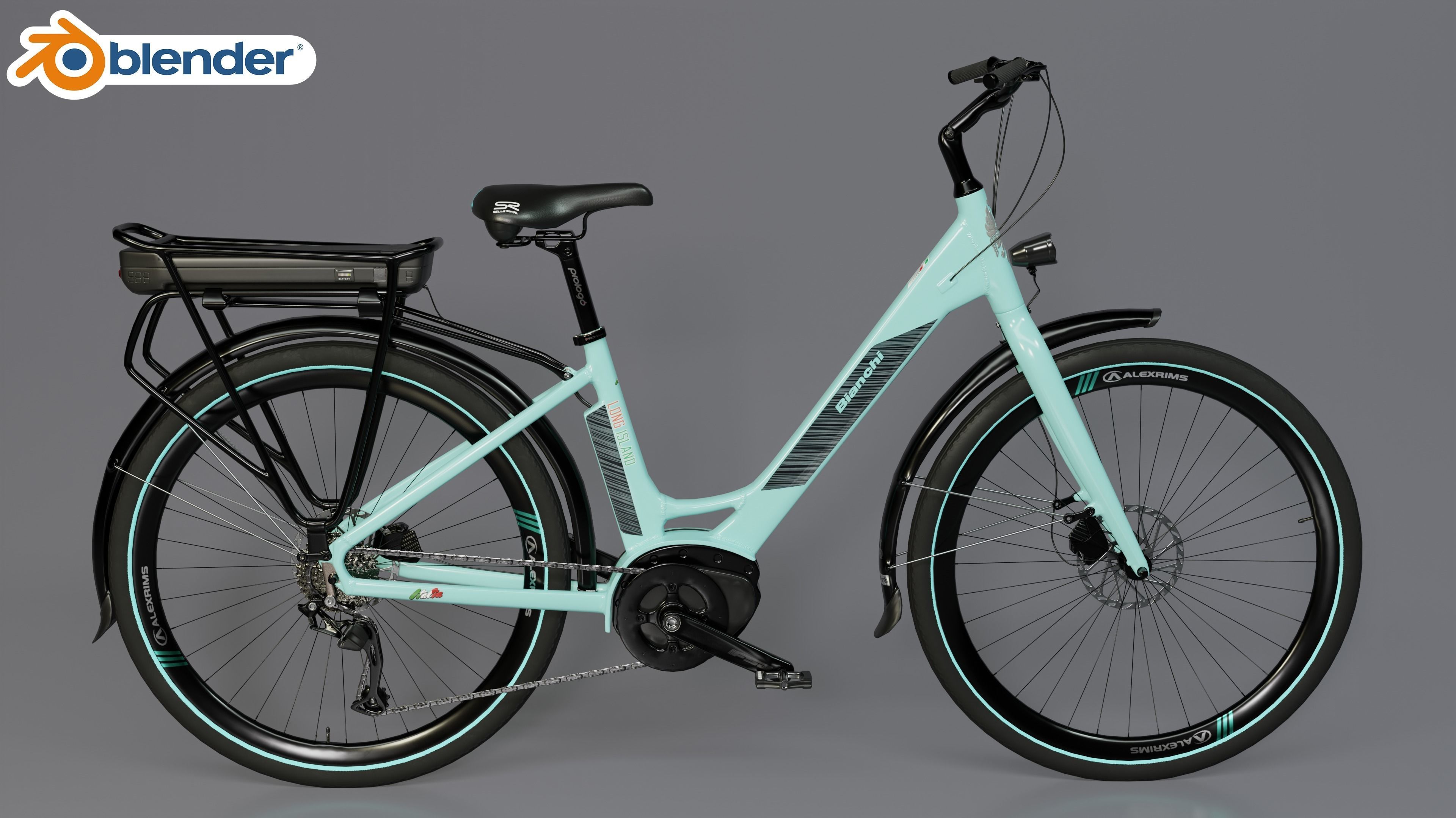 BIANCHI LONG ISLAND E-BIKE 3D MODEL 3D model_17