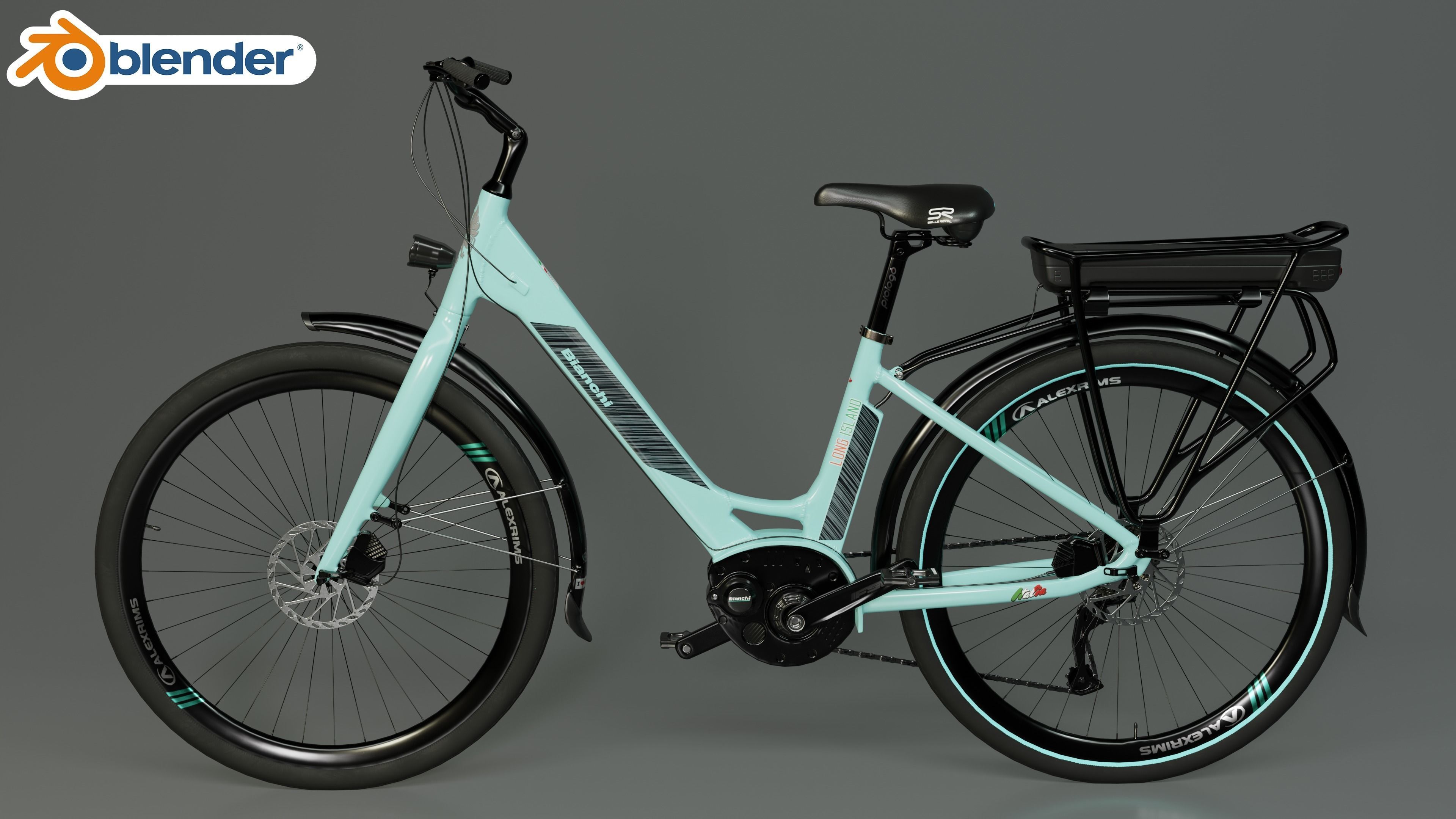 BIANCHI LONG ISLAND E-BIKE 3D MODEL 3D model_18