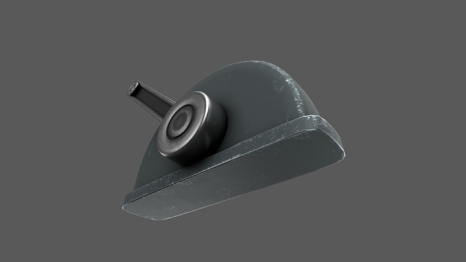 Vintage Lever Low-poly 3D model_5
