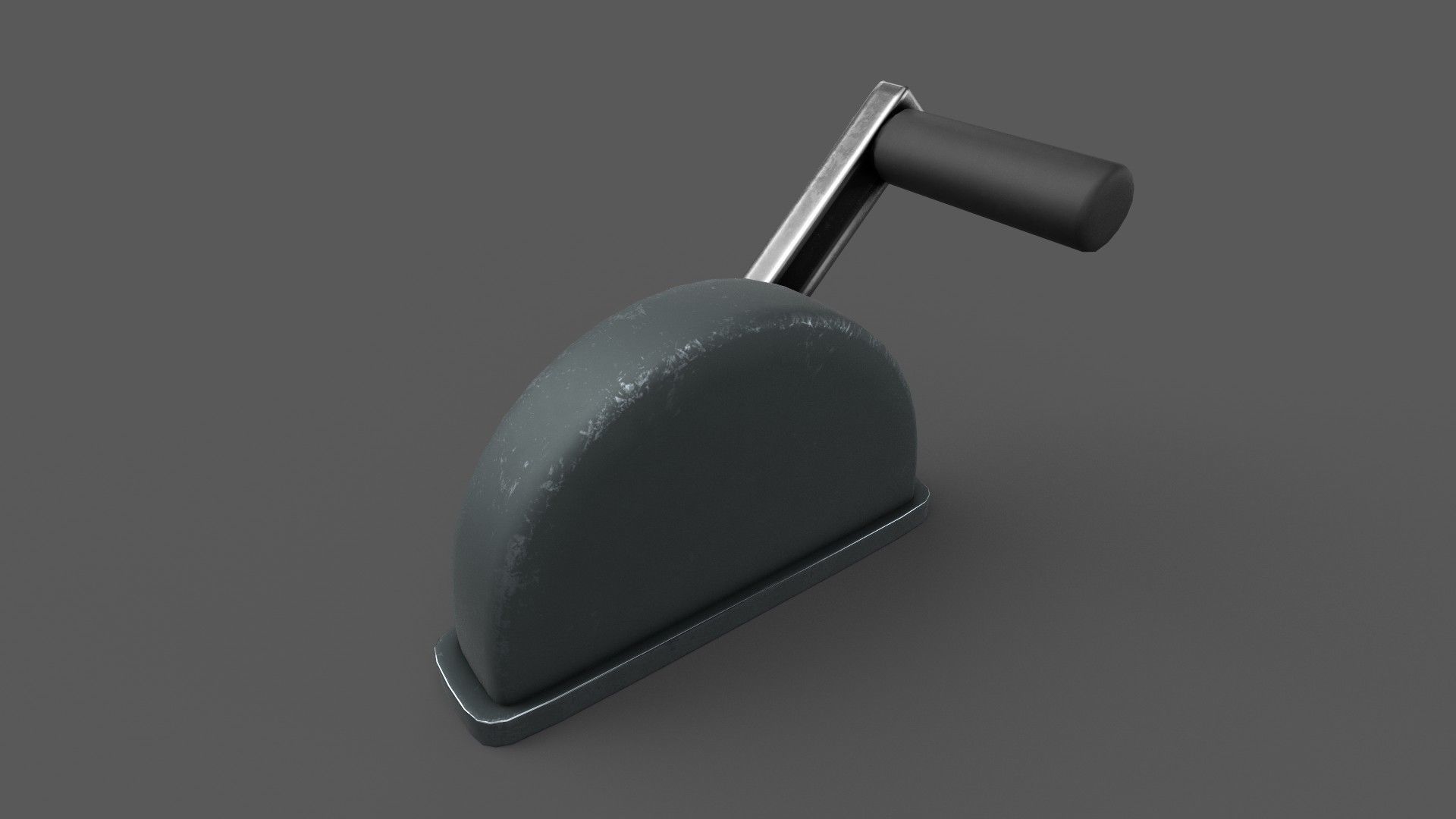 Vintage Lever Low-poly 3D model_3