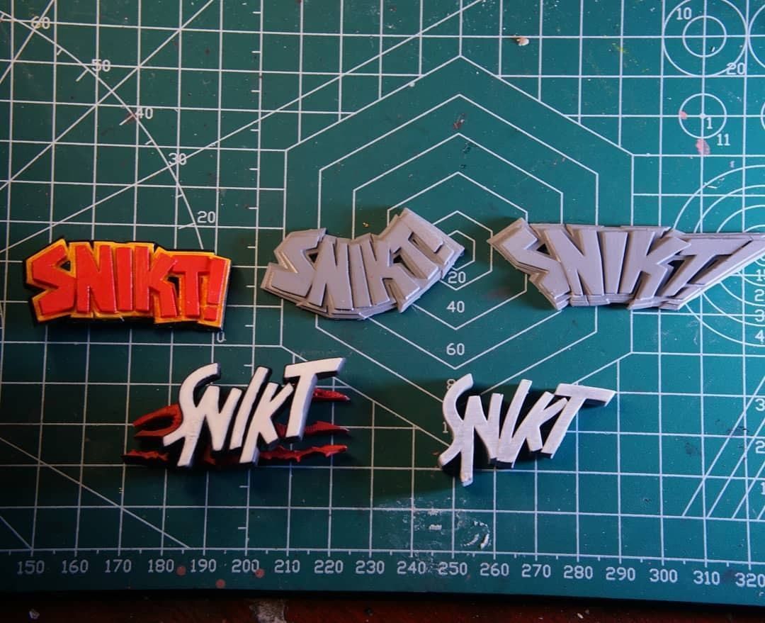 3D Snikt Effects for Marvel Legends Wolverine 3D print model_1