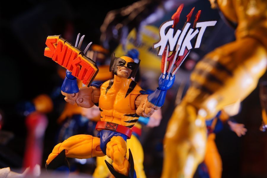 3D Snikt Effects for Marvel Legends Wolverine 3D print model_3