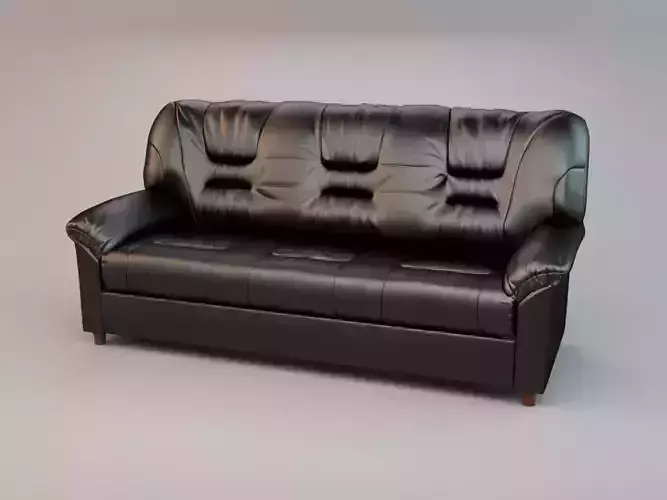 Model sofa leather