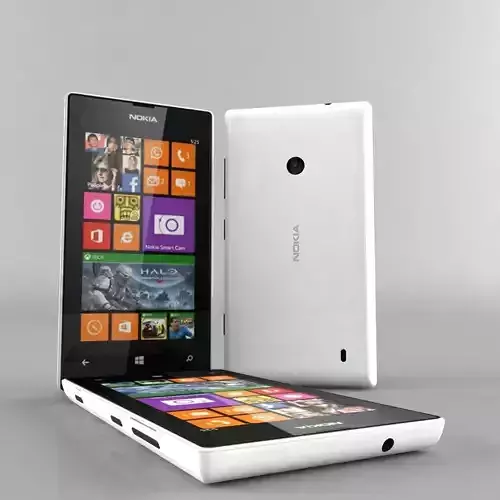 Nokia Lumia 525 whita 3D model