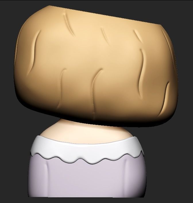 Cute girls and boys planters 3 of 4 for 3d printing 3D print model_3