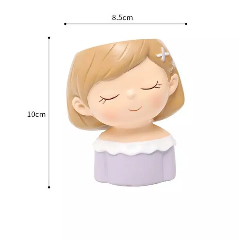 Cute girls and boys planters 3 of 4 for 3d printing 3D print model_0