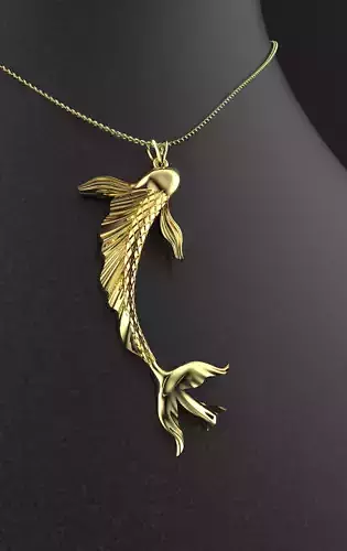 classic Fish pendant 