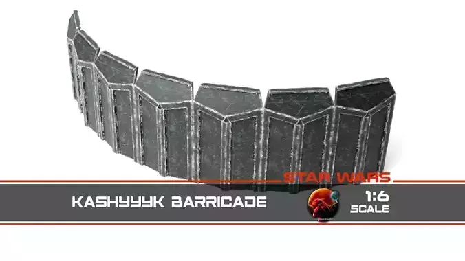 Kashyyyk barricade 1-6 scale Hottoys 
