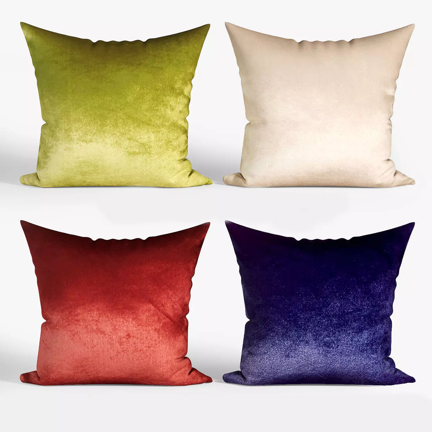 Decorative pillows set 039 3D model_0
