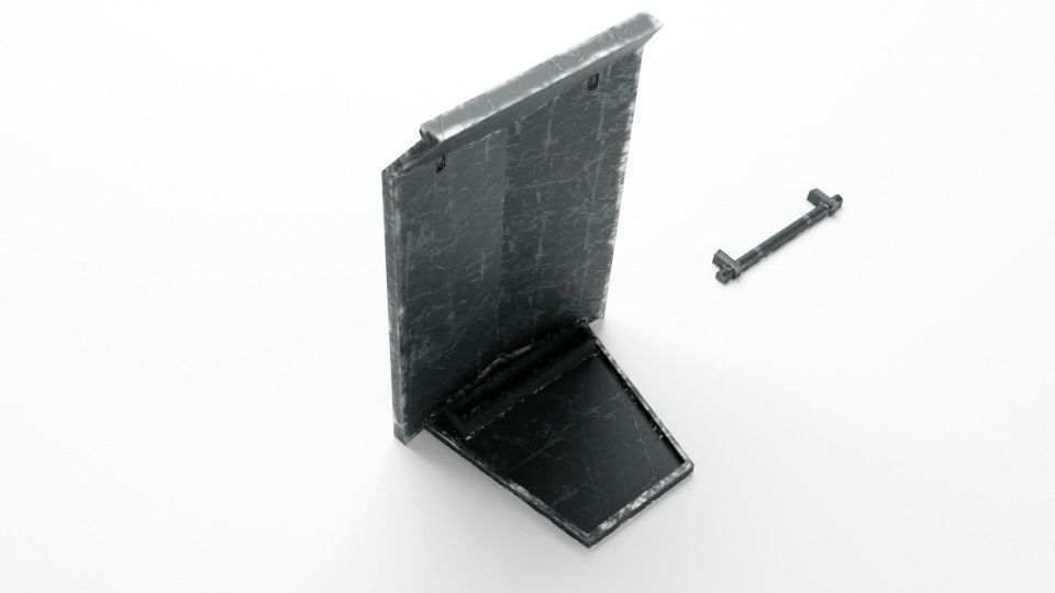 Kashyyyk barricade 1-48 scale 3D print model_6